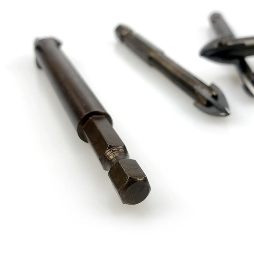 Ceramic tile drill bit 6mm glass hole opener multi-functional cross alloy triangle drill ceramic cement marble drilling