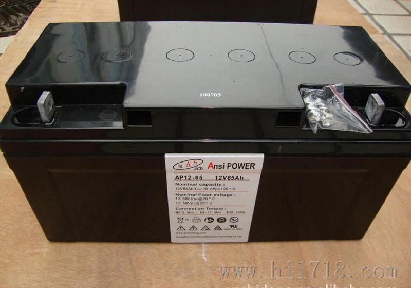 艾诺斯霍克华达蓄电池NP65-12免维护华达蓄电池12V65aH