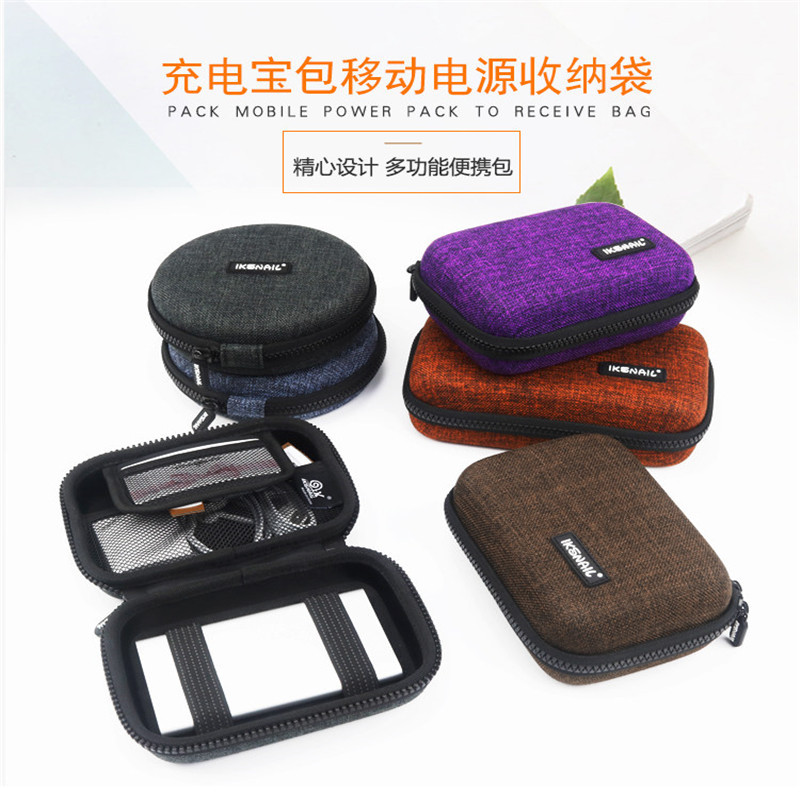 Manufactor customized headset eva packing storage box Hot pressing stick pu machining Forming