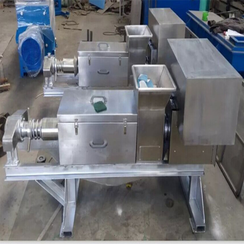 油渣分离压榨机餐厨垃圾脱水挤压设备厂家双螺旋挤压压榨机