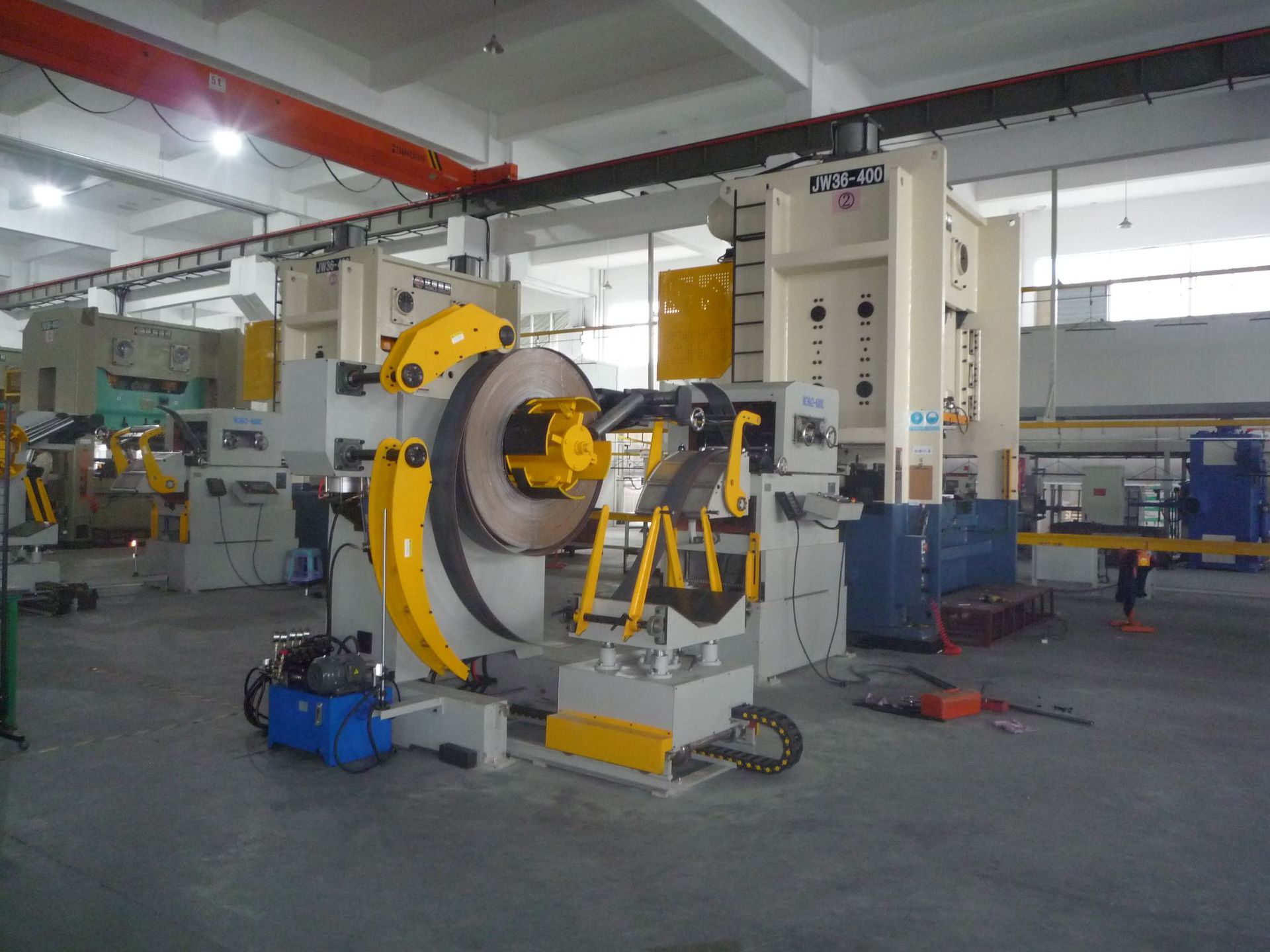 三合一伺服滚轮送料机中板 三合一数控送料机 冲床送料机