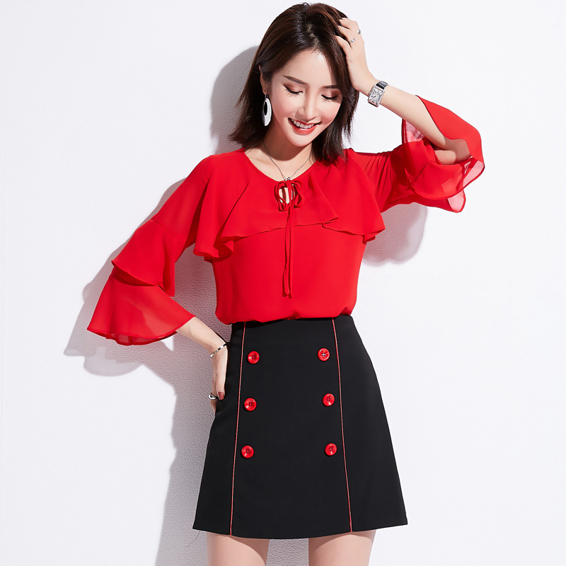 Costume femme VêTEMENTS SUOLIMEIYIZU  SUO LIMEI en Mousseline - Ref 3334349 Image 6