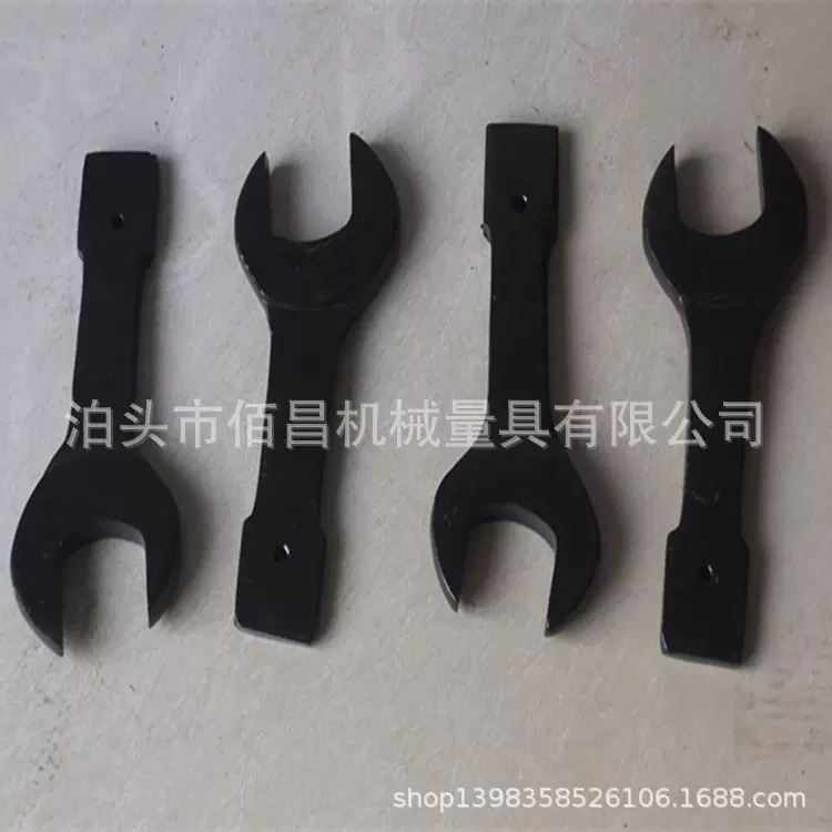 敲击呆扳手直柄开口扳手单头呆扳手死口插口扳手32 34 36 38 41mm