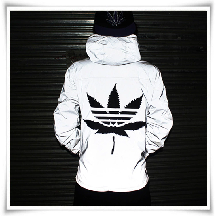 [По индивидуальному заказу производителей] 3M Светоотражающая ветрозащитная Водонепроницаемая легкая Спортивная ветровка для бега Светоотражающая двойная куртка