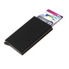 信用卡盒金属铝合金信用卡包防磁信用卡盒银行卡盒卡夹可定制LOGO