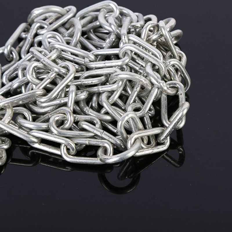 自产自销镀锌链条起重黑漆防护栏型号齐全量大从优环扣金属链