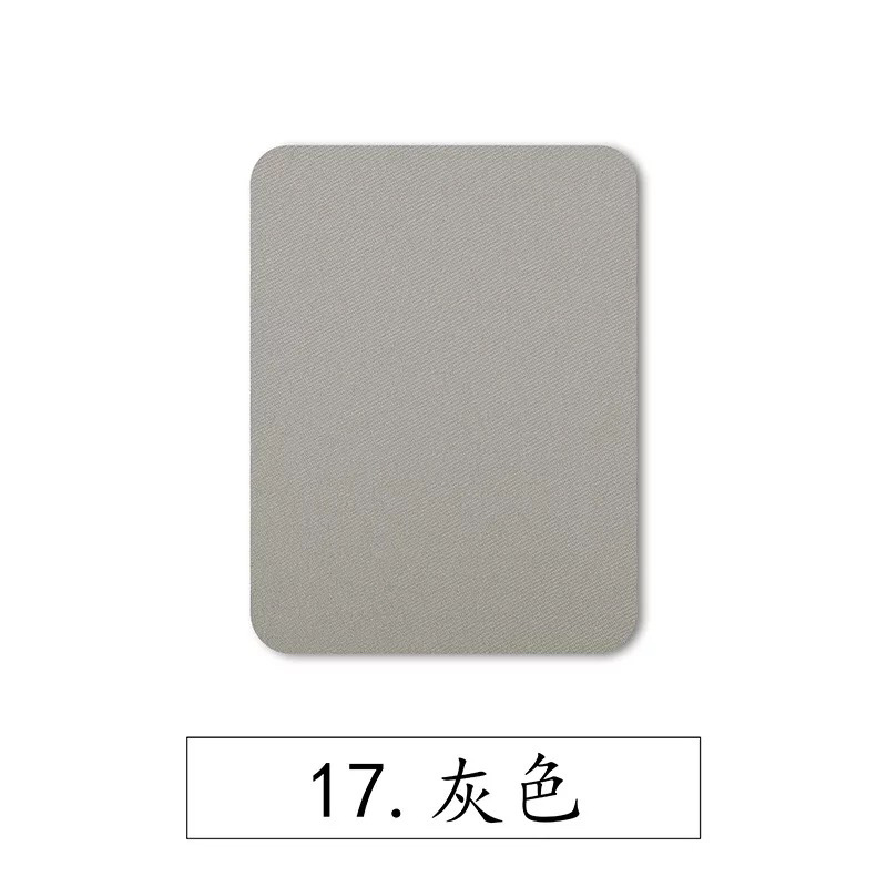 Color rectangular imitación Denim parche de planchado parche rodilla codo parche decorativo parche de tela de corte casual