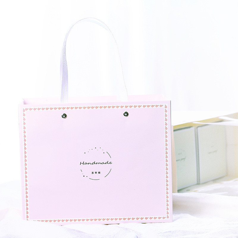 加工定制 简约文艺小清新礼袋大号纸袋包装袋生日礼物手提袋礼品