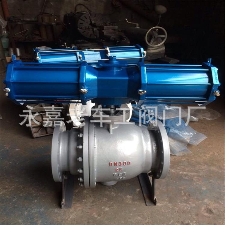 铸钢固定式球阀 DN450 法兰固定球阀 Q647F-25 不锈钢气动球阀