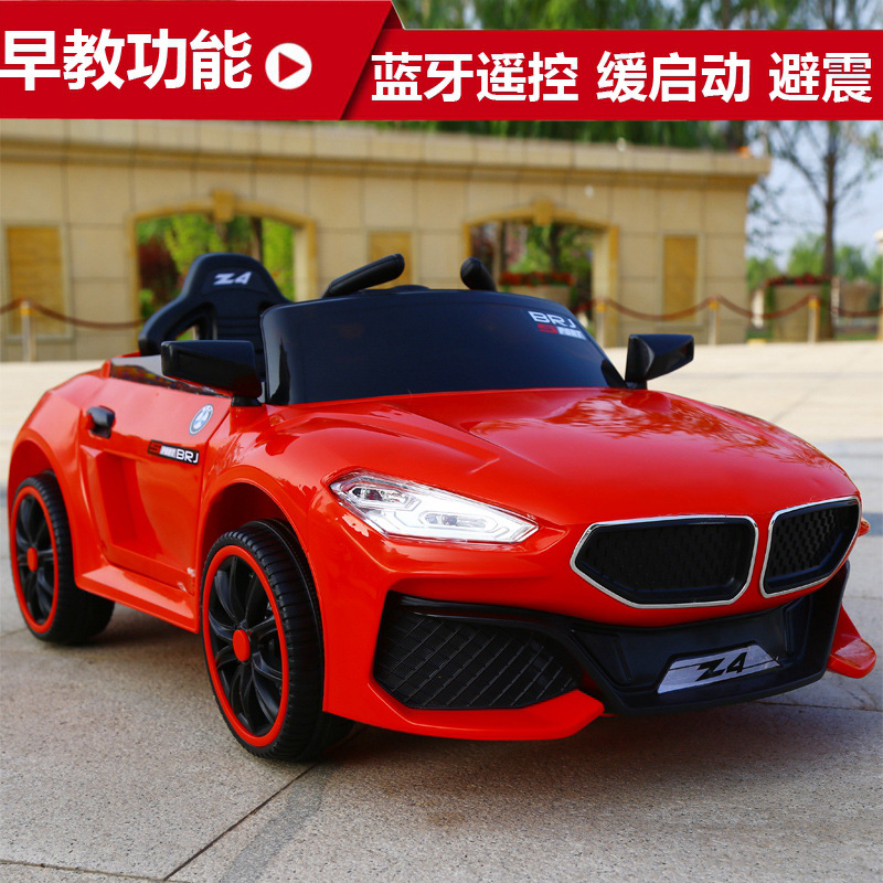 新款儿童电动车 电动汽车四轮 宝宝可坐人小孩双驱玩具童车批发|ms