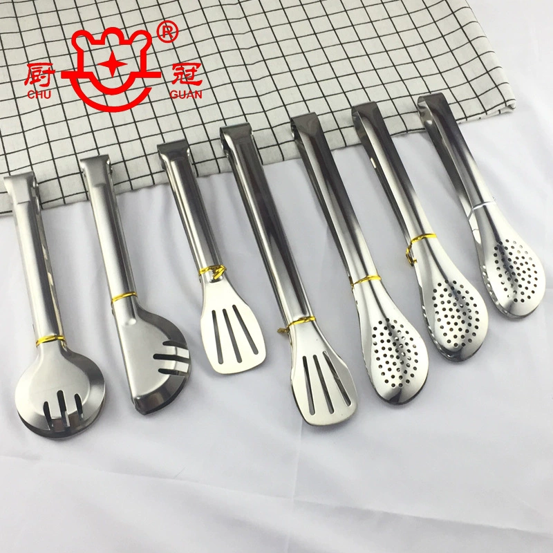 Ресторан Кухня из нержавеющей стали утолщенный герметичный зажим для еды бытовой Хлеб Зажим для барбекю многоцелевой трехлинейный зажим для еды