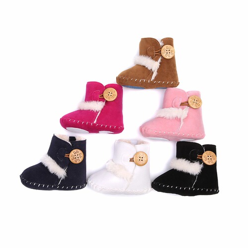 Winter baby rubber sole anti-slip cotton shoes warm and comfortable baby toddler shoes front shoes indoor shoes 