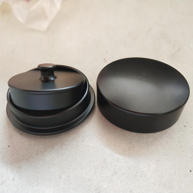 Customized Aluminum cover ceramics Tea pot Thread alloy Tea pot parts Metal Tea pot lid