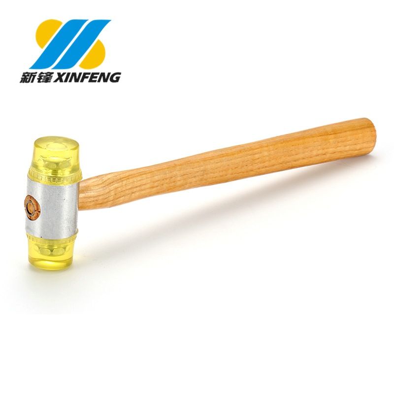 厂家供应   20-50mm木柄安装锤 小胶锤