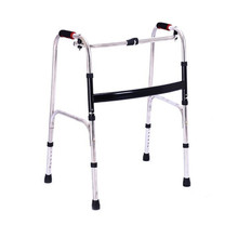 助行器老人助步器不锈钢助行器康复器材折叠助走偏瘫四脚拐杖带轮
