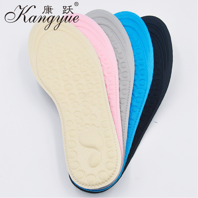 Manufactor Direct selling Spring men and women Decompression Insole High-heeled shoes Casual shoes White shoes 4D Memory cotton pad