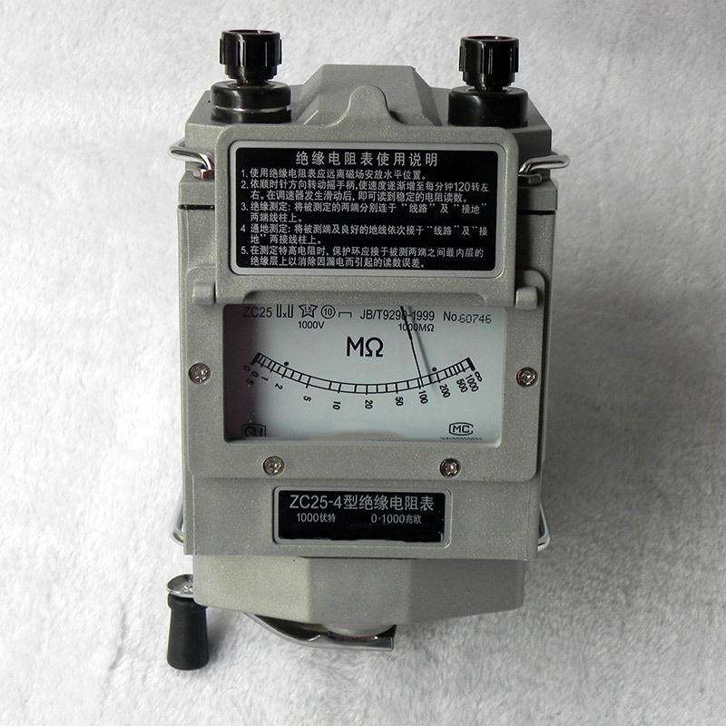 兆欧表,ZC25-4手摇式指针绝缘电阻表 
