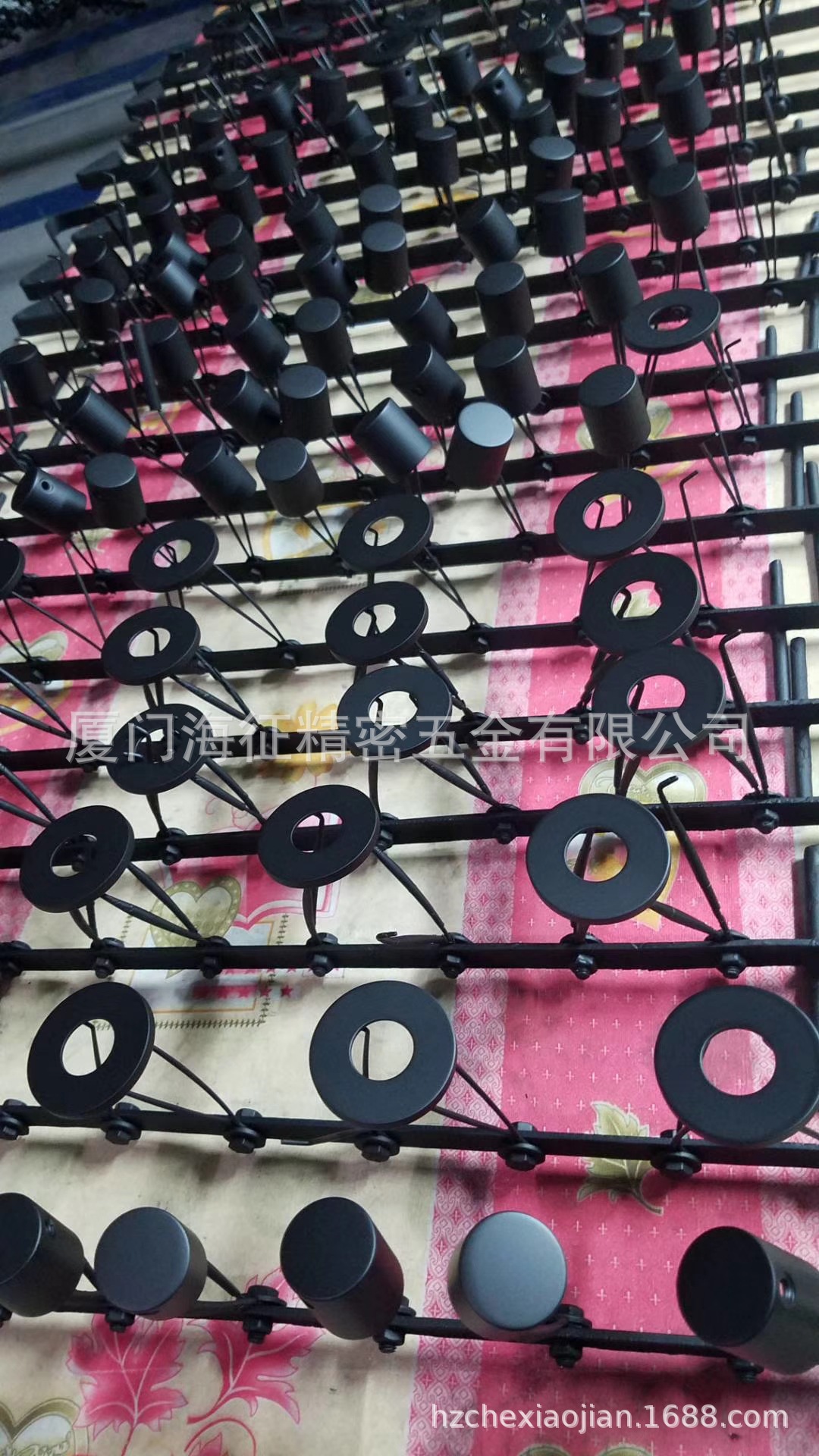 专业电镀厂家 挂镀加工 镀亚光黑铬 金属表面处理电镀 配件加工