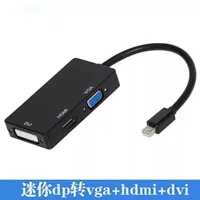 Заводская прямые продажи минидп три-в-один минидп к DVI+HDMI+VGA три-в-один прямоугольник