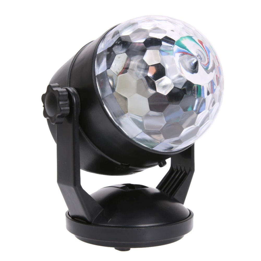 RGB LED волшебный кристаллический вращающийся шар-фонарь USB, вшит DJ-лампа DJ-лампа для автомобилей и гостиных