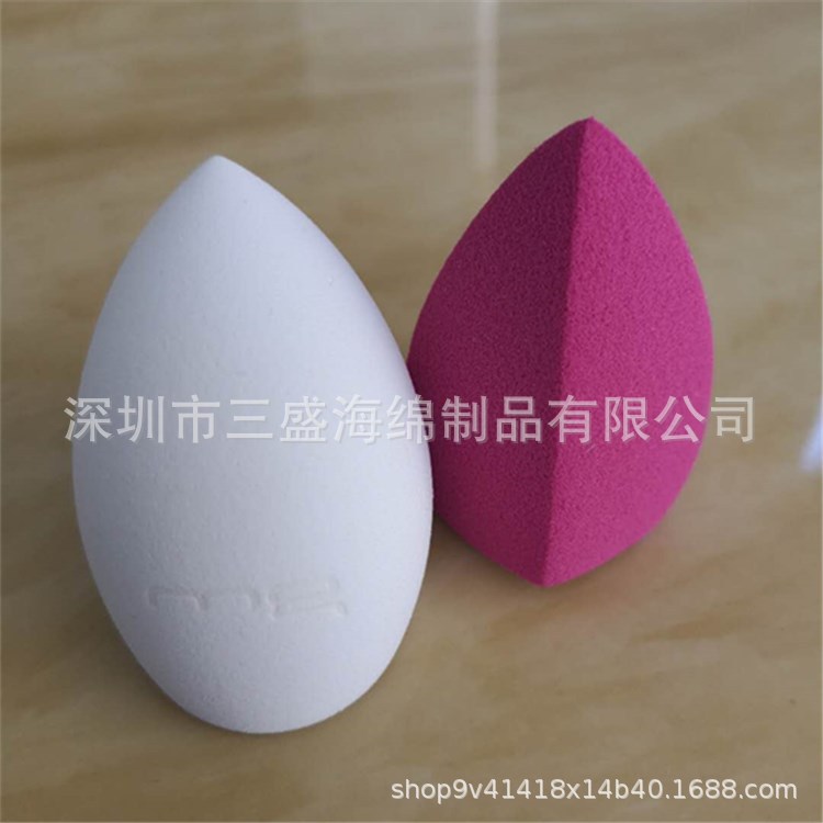 新款美妆葫芦粉扑水滴粉扑斜切粉扑亲水性非乳胶泡水大粉扑