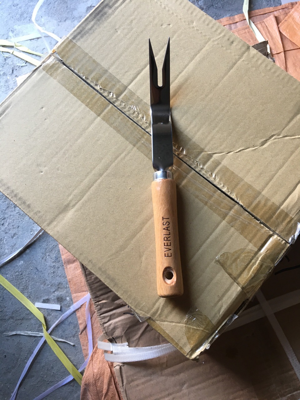 农夫乐 高档榉木柄 无磁不锈钢 起草器 花园园艺工具