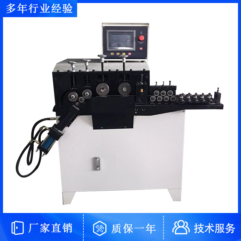 厂家直供 2轴小型打圈机 线材自动卷圈机 铁线钢丝数控打圆成型机