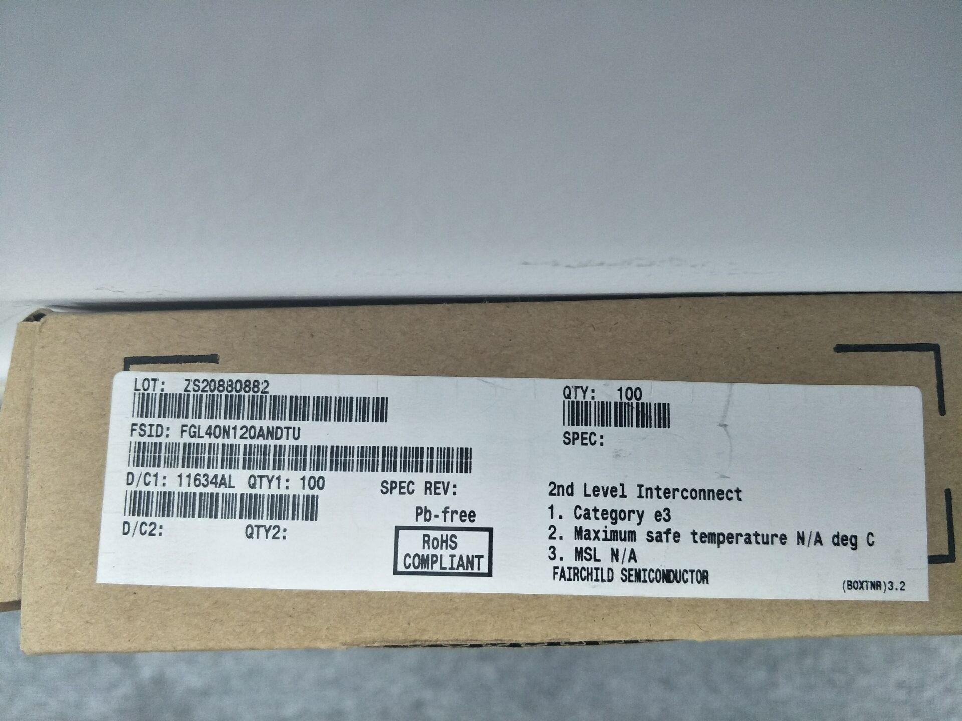 FGL40N120ANDTU晶体管规格全原装正品工业功率器件电流现货速发