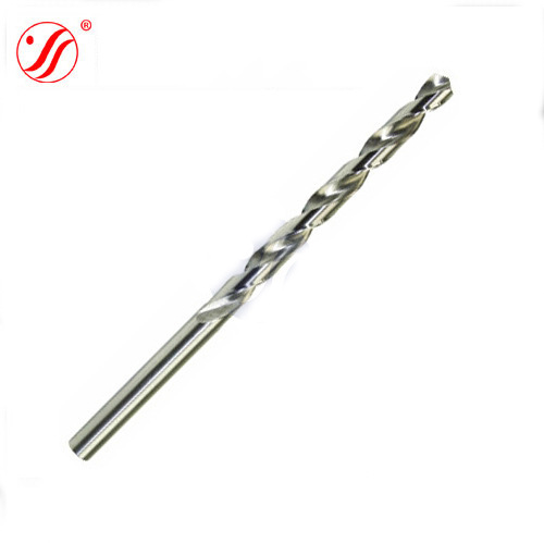 高速钢轧制4241麻花钻 清边白钻直柄麻花钻头 1-20mm氮化镀钛烤黄