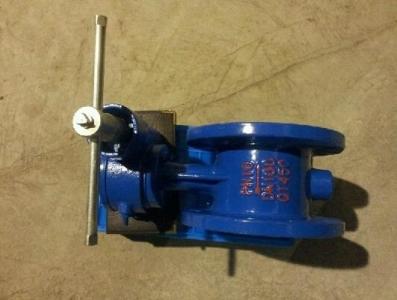 FD363H碳钢对焊防盗蝶阀 FD363H防盗焊接蝶阀