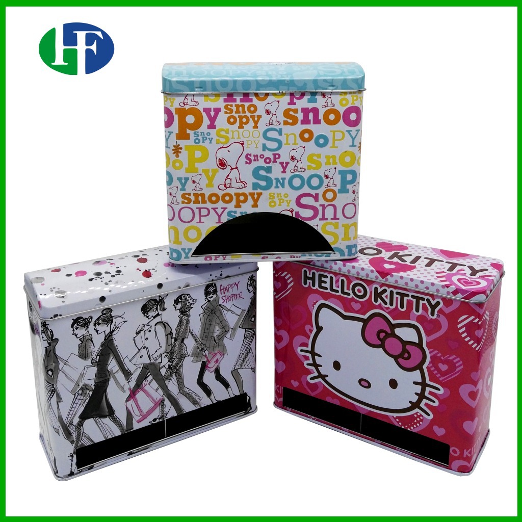 生产定制创意马口铁盒 礼品铁罐tin box金属包装罐 赠品纸巾罐