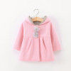 Autumn cute jacket with hood, suitable for import