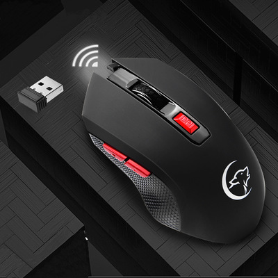 The new Mini 2.4g wireless game mouse intelligence USB Connect Battery wireless game to work in an office currency mouse