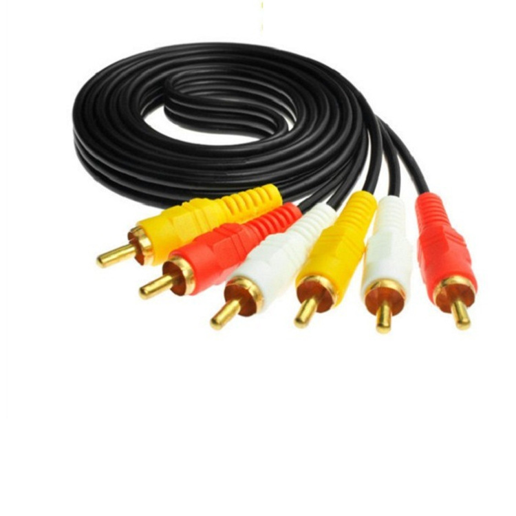 1.5米 三对三RCA莲花线 音频线 视频线 AV线 3RCA/3RCA