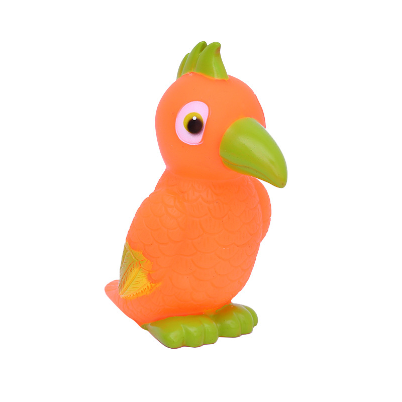 Nueva mascota perro de juguete de vinilo de sonido de juguete de forma animal pájaro carpintero fábrica en stock al por mayor transfronteriza suministro directo