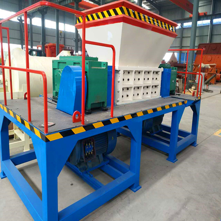 厂家直销废模板机 塑料管道破碎机 塑料桶双轴撕碎机价格