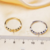 Jewelry, nail decoration, wedding ring from pearl, Korean style, silver 925 sample, ready-made product