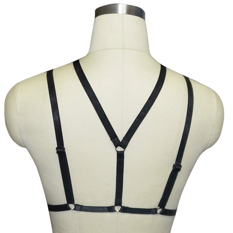 Amazon body hanging neck elastic lady bra