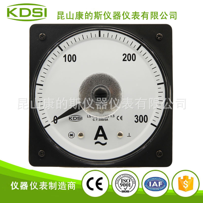 厂家供应 出口型电流测量仪LS-110 AC300/5A 交流安培测量仪表