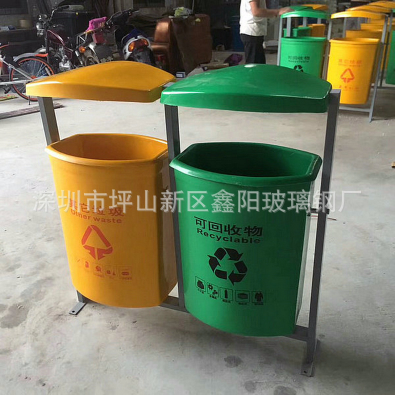 生产FRP垃圾桶 环保垃圾桶 异形玻璃钢垃圾桶生产厂家