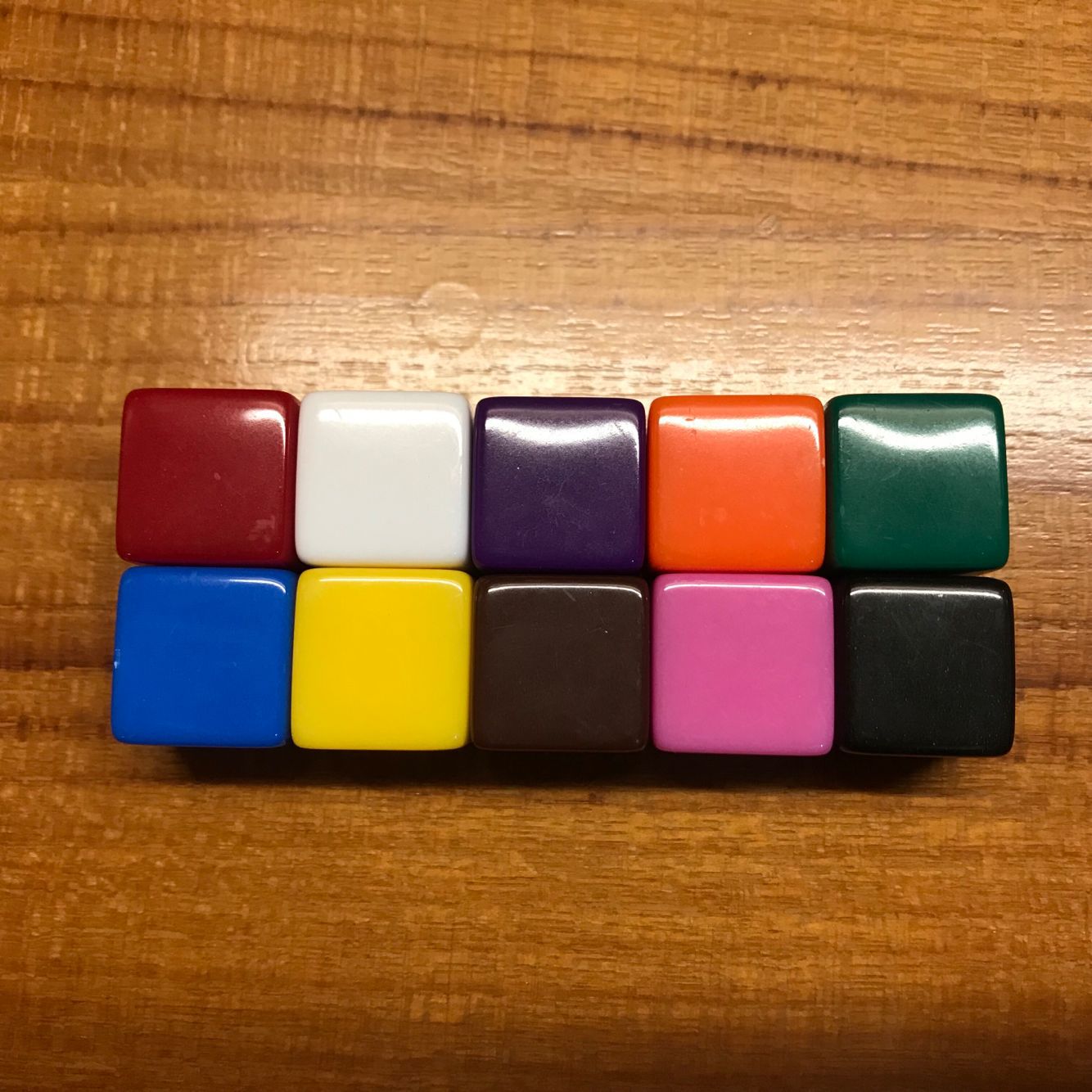 16MM空白光身骰子16号光面光板投子印刷雕刻空白色子