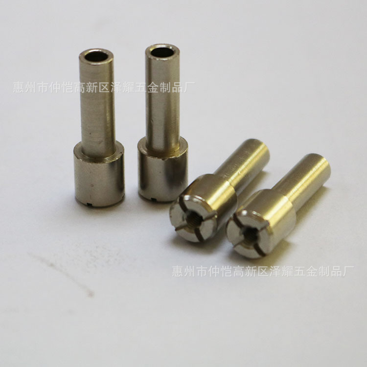 自动车床加工 圆柱内螺纹内牙割十字空心螺丝