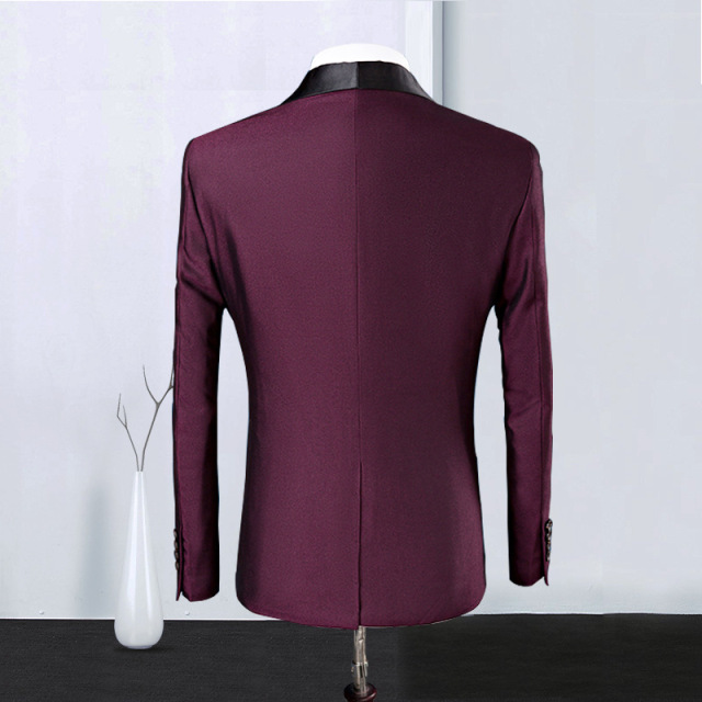 Suit suit men slim groom business casual wedding bridegroom three piece suit