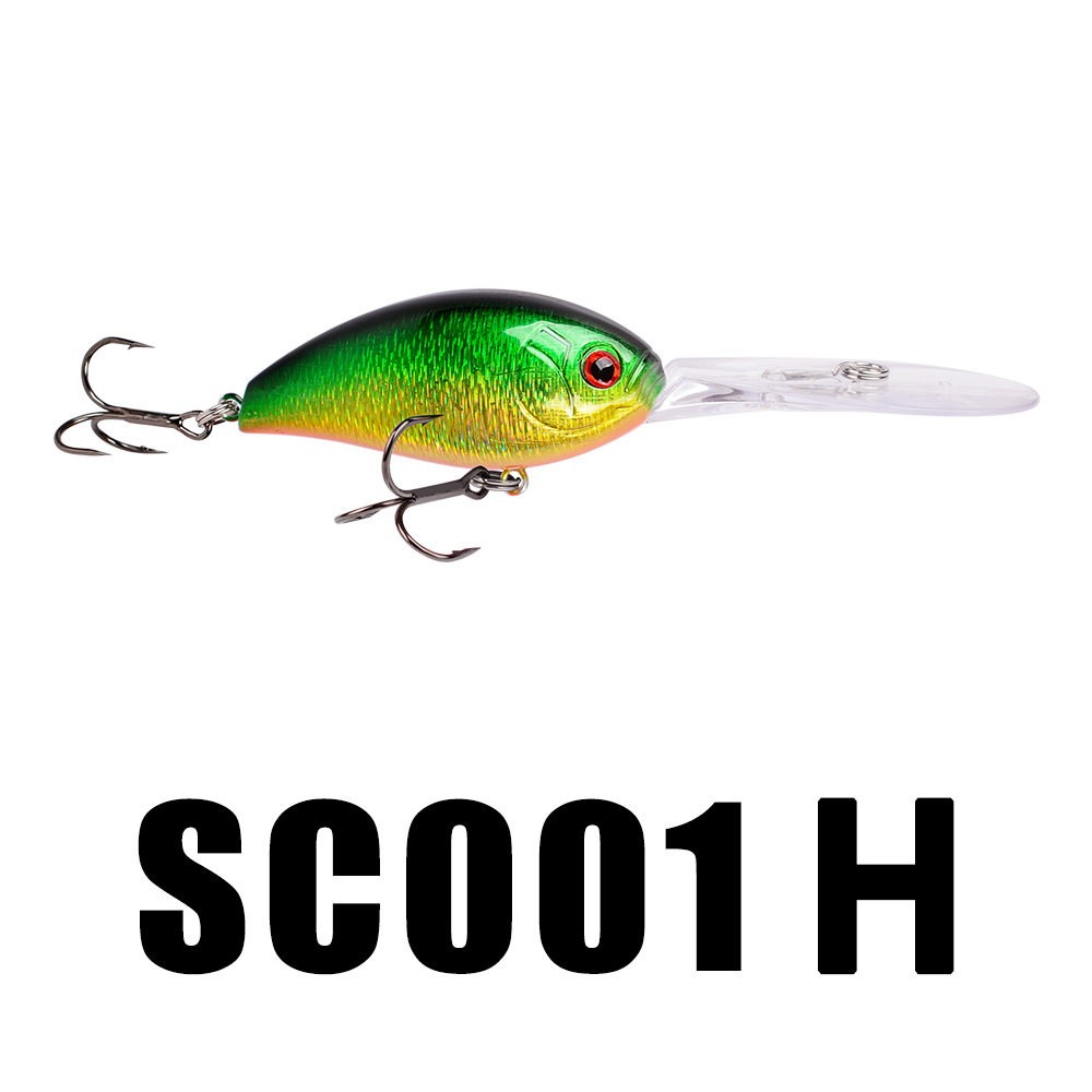 Sinking Crankbaits Fishing Lures  Deep Running Crankbaits Fresh Water Bass Swimbait Tackle Gear