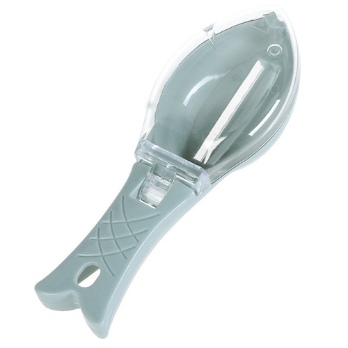 Practical fish scale planer with lid for killing fish, manual fish scale scraper tool, home kitchen gadget to remove scales
