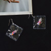 Festive earrings, Korean style, simple and elegant design, internet celebrity