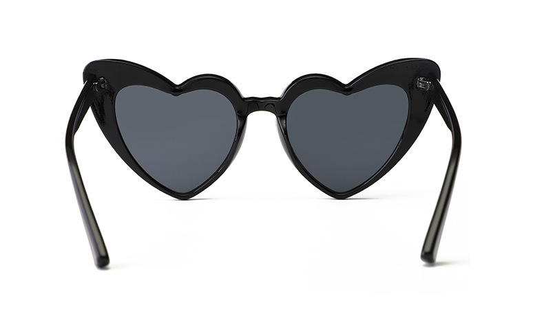 Elegant Heart Shape UV400 Special-Shaped Mirror Clubmaster Full Frame Women's Sunglasses display picture 8