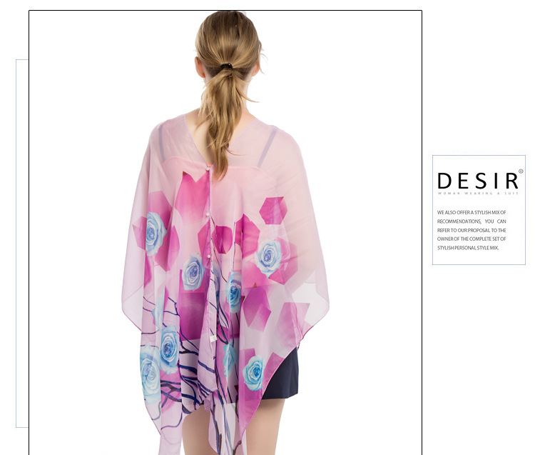 夏季女士丝巾厂家 遮阳防晒披肩批发 礼品围巾