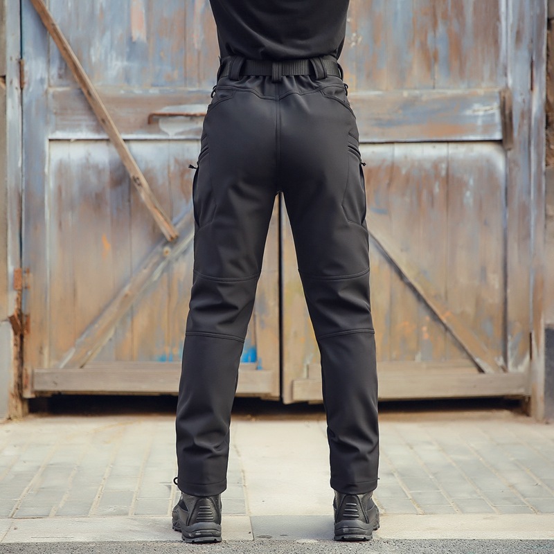Man's clothing Archon Outdoor sharkskin soft shell pants Tactical Army Leggs Assault pants Waterproof warm men's camouflage_viptrois.com
