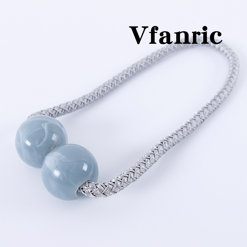 Cross-border sourcing fashion Simplicity jade Free punch magnet curtain Bandage curtain parts accessories curtain Magnet